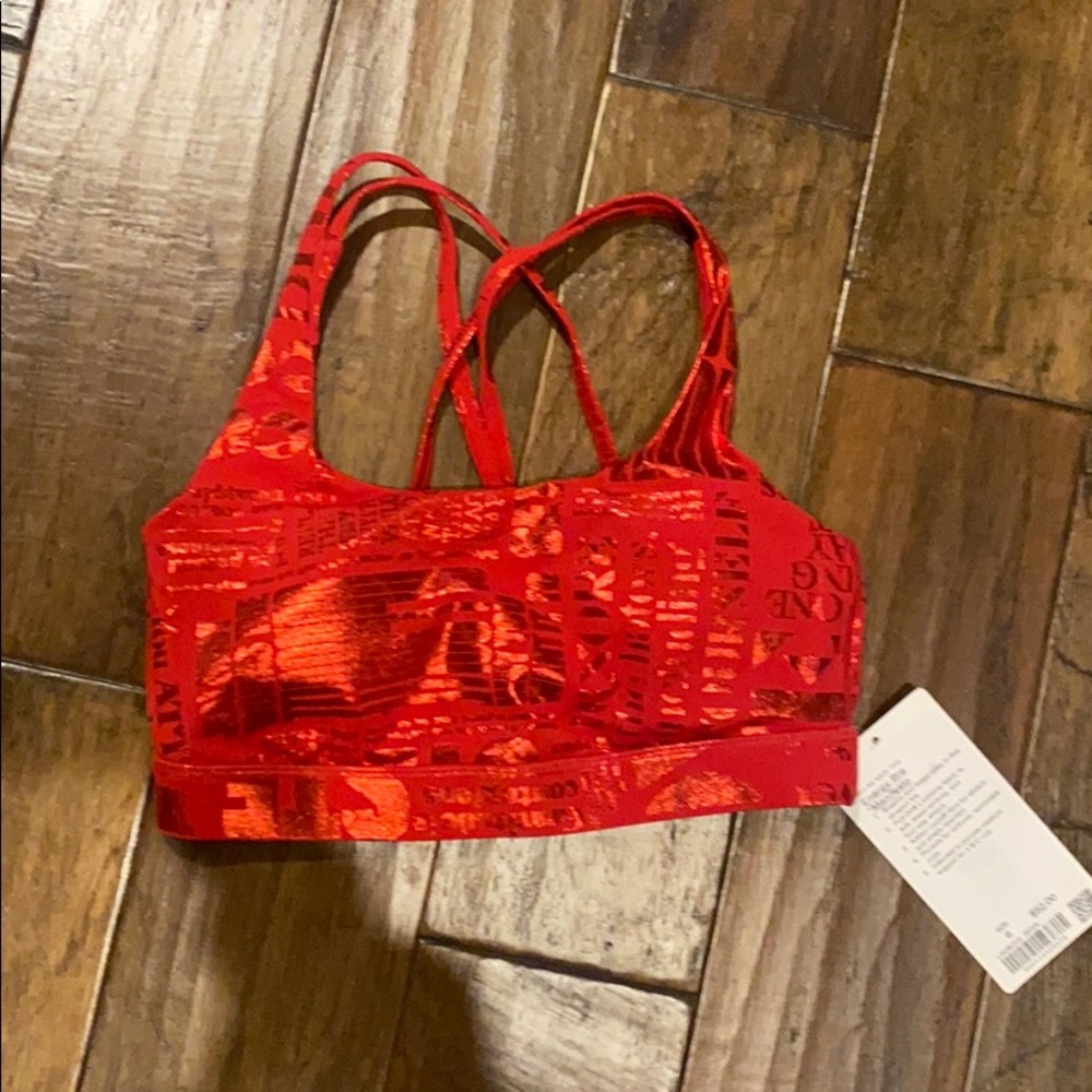 NWT special edition lulu Energy bra *manifesto